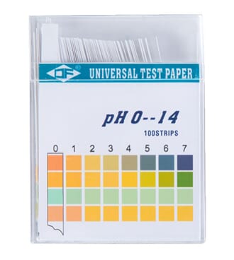 pH-papir 0-14, 100 strips økonomi