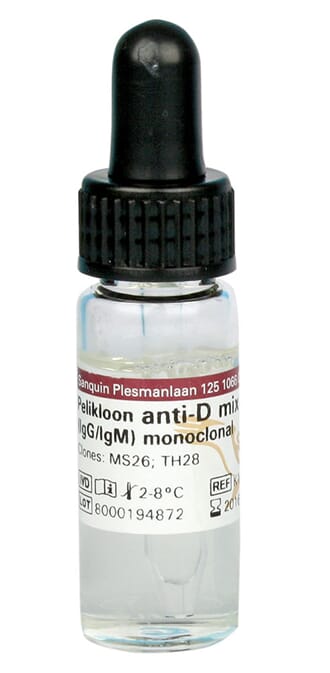 Blodserum Anti D, 10 ml