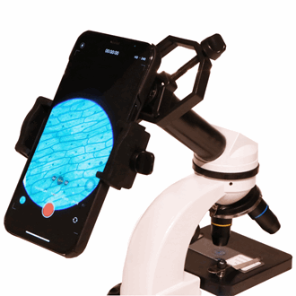 Smarttelefonadapter til mikroskop og stereolupe