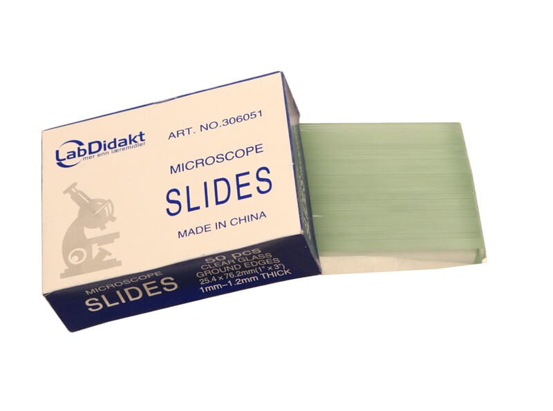 Objektglass, pk. á 50 stk - LabDidakt