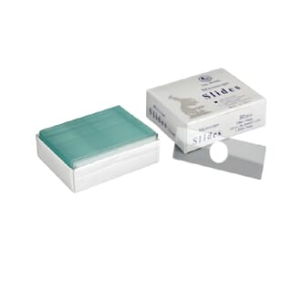 Objektglass med fordypning, pk a 50