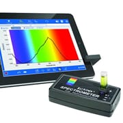 PASCO Spektrometer, programvare, lading og tilkobling (kablet og trådløst)