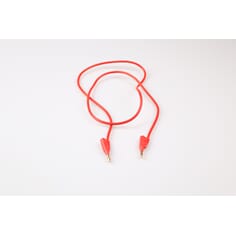 Ledning med bananstikk, 100 cm rød