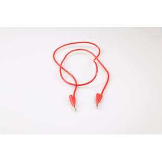 Ledning med bananstikk, 100 cm rød