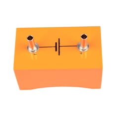 Batteriholder R20 1,5 V batteri, montert