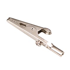 Krokodilleklemme, uisolert, pk à 50 stk