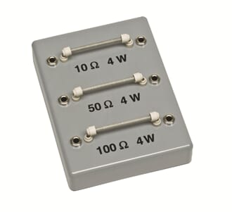 Motstandsbrett 10/50/100 Ohm 4 W