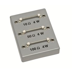 Motstandsbrett, 10/50/100 ohm 4 W