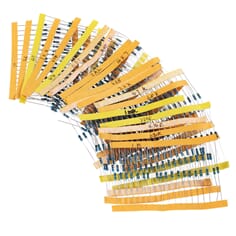 Motstand, 10 ohm til 1 mohm, pk à 400 stk