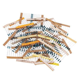 Motstand, 100 ohm til 2,4 kohm, pk à 270 stk