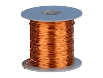Lakkert kobbertråd 0,55 mm, 250 g
