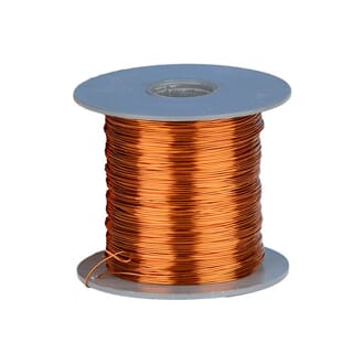 Lakkert kobbertråd, Ø 0,55 mm, 250 g