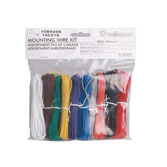 Ledning, sett med 10 ulike farger