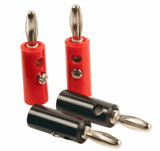 Banankontakt 4 mm, pk a 4 stk