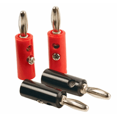 Banankontakt 4 mm, pk à 4 stk