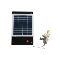 Solcelle med bryter og pumpe