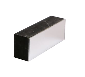 Speil på kloss, montert 75 x 25 mm