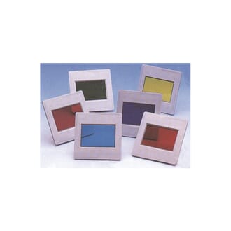 Fargefilter i diasramme, 6 stk i ulike farger