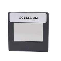 Gitter i dias, 100 l/mm