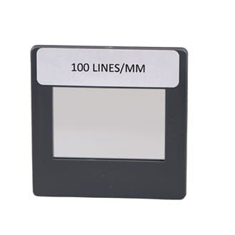 Gitter i dias, 100 l/mm