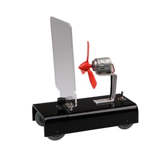 Vogn med motor og propell