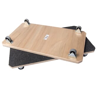 Rullebrett, kraft er lik motkraft