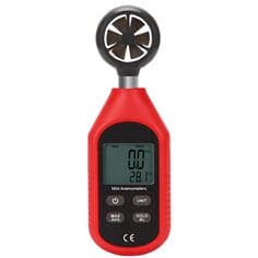 Vindmåler og termometer