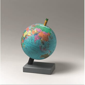 Globus med magnetisk akse