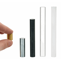 Sylindere, 5 stk i ulike materiale