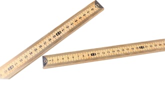 Meterstokk i tre 50 cm