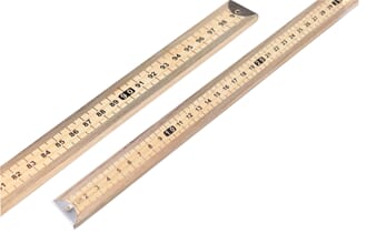 Meterstokk i tre 100 cm