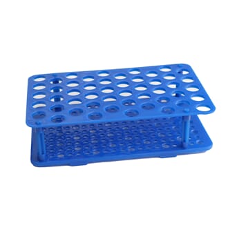 Reagensrørstativ til 10ml plastrør, 50 hull