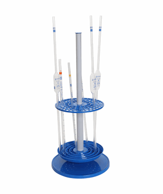 Pipettestativ for full- og målepipetter