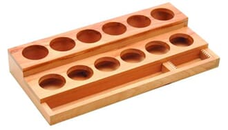 Flaskestativ for 12 dråpeflasker 125 ml