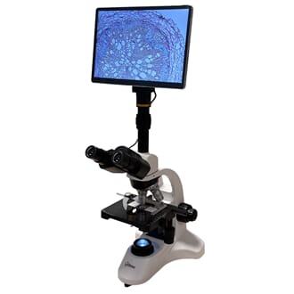 Mikroskopkamera med LCD-skjerm