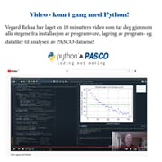 Video - kom i gang med Python!