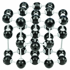 Molekylmodell, grafitt