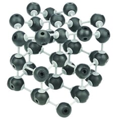 Molekylmodell, diamant