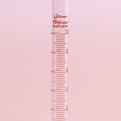 Målesylinder 10 ml med helletut