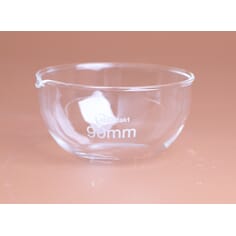 Glasskål med helletut diameter 90 mm,pk. á 6 stk
