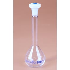 Målekolbe med propp, 100 ml
