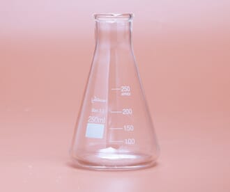 Erlenmeyerkolbe 250 ml smal hals,pk. á  12 stk