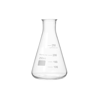 Erlenmeyerkolbe 250 ml, smal hals, 12 stk
