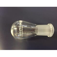 Pærekolbe, 5 ml NS14, Borosilikat