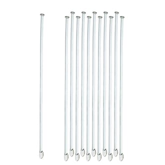 Glasstav, rørepinne 300 mm