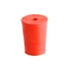 203001-Gummipropp Ø16 -20 mm med 1 hull