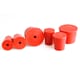 Gummipropp Ø16/20 mm med 1 hull