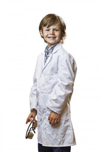 Laboratoriefrakk, XXS, 12-14 år