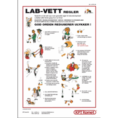 Sikkerhetsplakat, "Lab-vett"