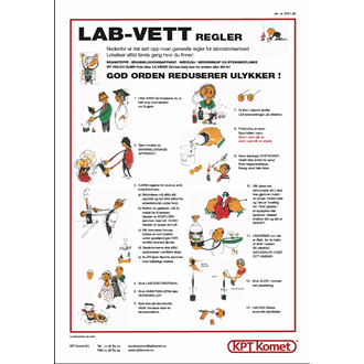 Sikkerhetsplakat, "Lab-vett"